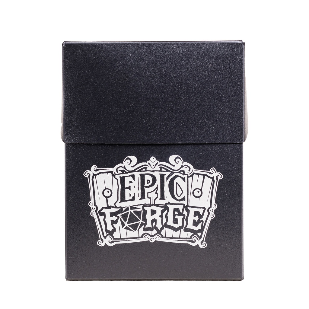 Deck Box Epic Forge 80 cartes Noir/Doré
