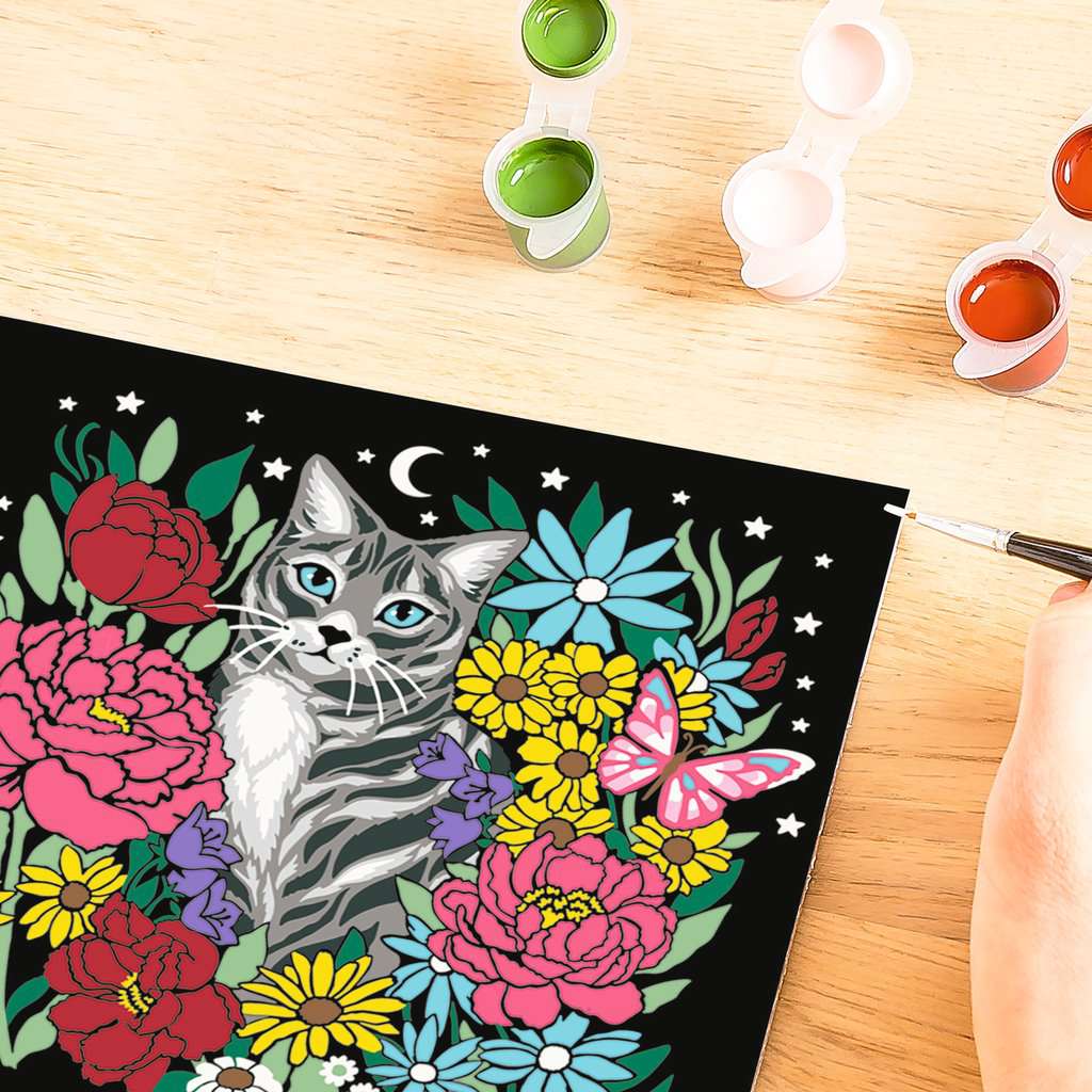 CreArt - 20x20cm - Cat / Chat - Pixie Cold: Cat
