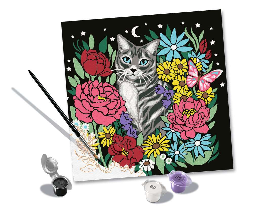 CreArt - 20x20cm - Cat / Chat - Pixie Cold: Cat