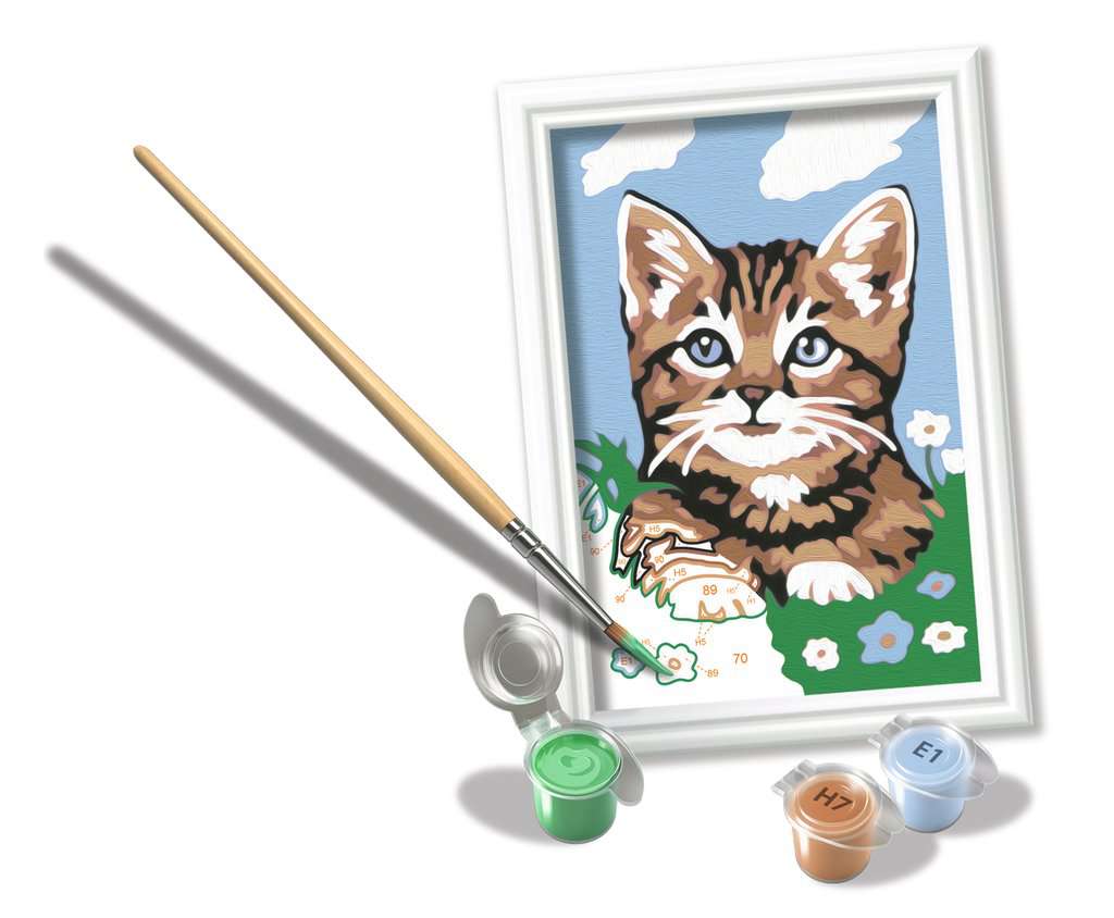 CreArt Kids - 8x12cm - Chaton brun