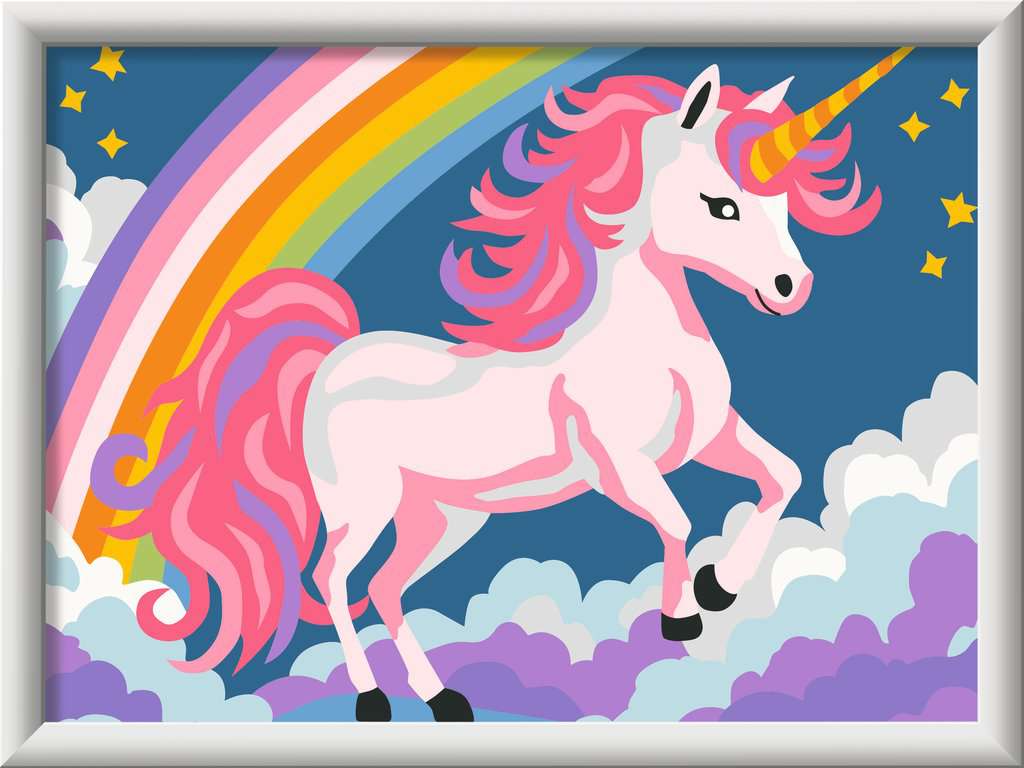 CreArt Kids - 18x24cm - Licorne neon