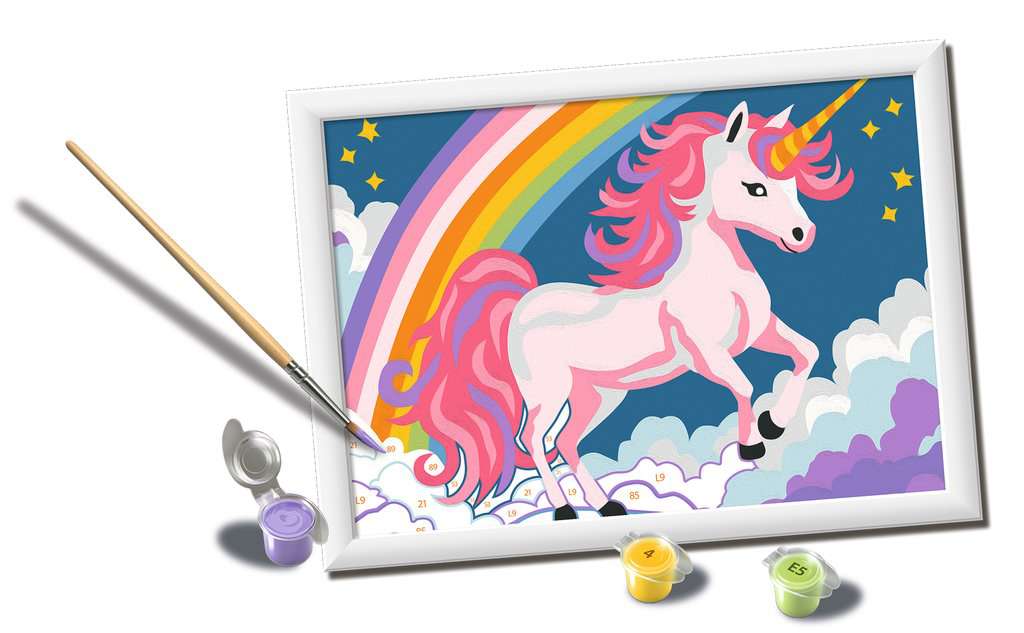 CreArt Kids - 18x24cm - Licorne neon