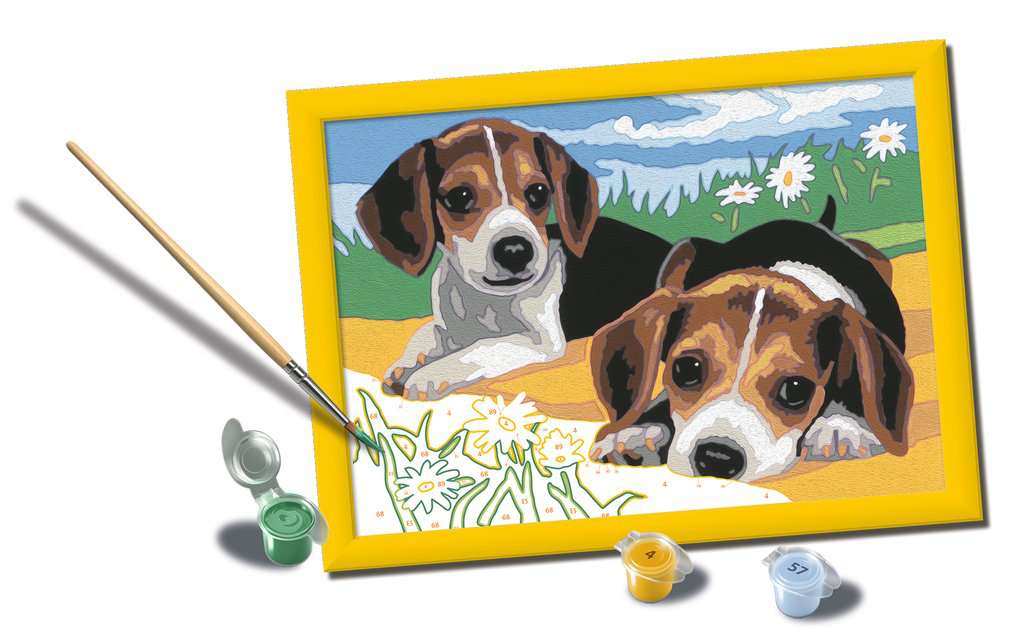 CreArt Kids - 18x24cm - Chiots