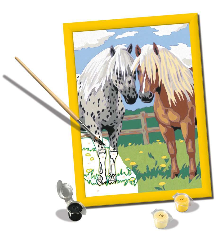 CreArt Kids - 18x24cm - Duo chevaux