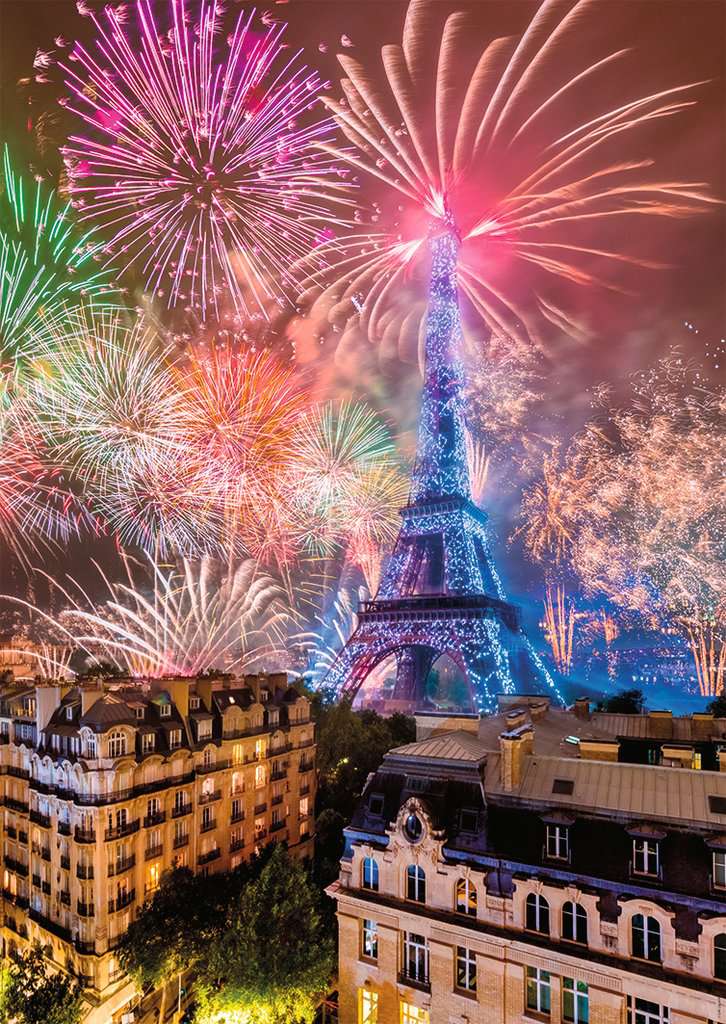 Feu d'artifice du 14 juillet à Paris
