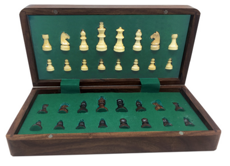 Échiquier (Jeu d'échecs) 25cm - Hauteur du roi 44mm