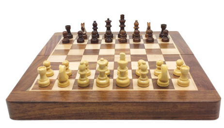 Échiquier (Jeu d'échecs) 25cm - Hauteur du roi 44mm