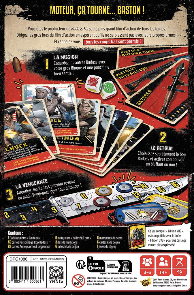 Badass Force : Édition VHS