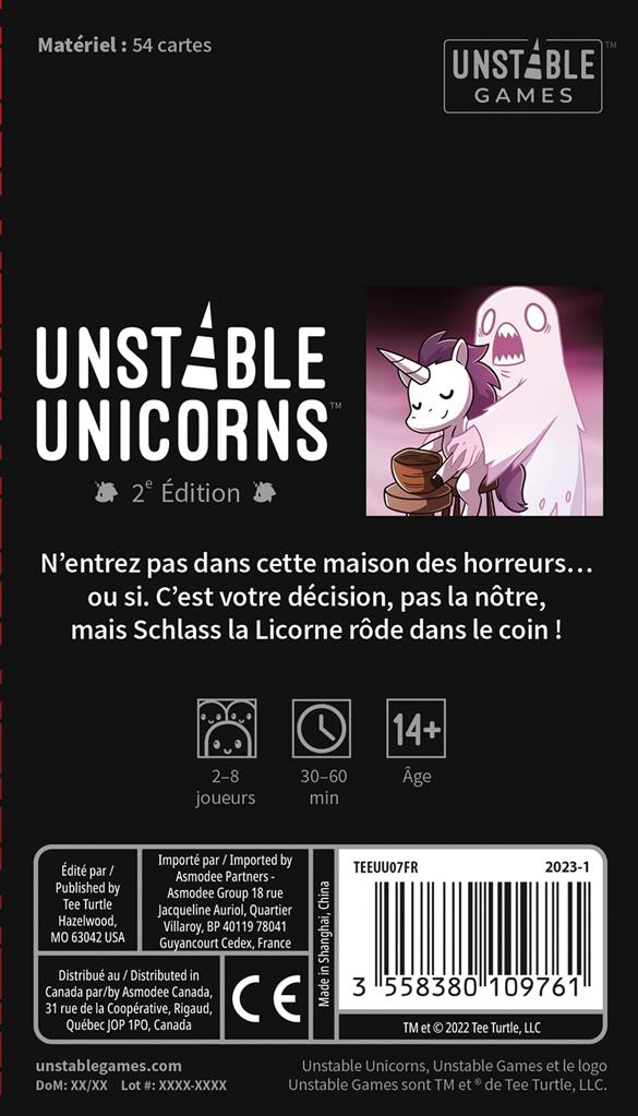 Unstable Unicorns : Extension Cauchemars FR
