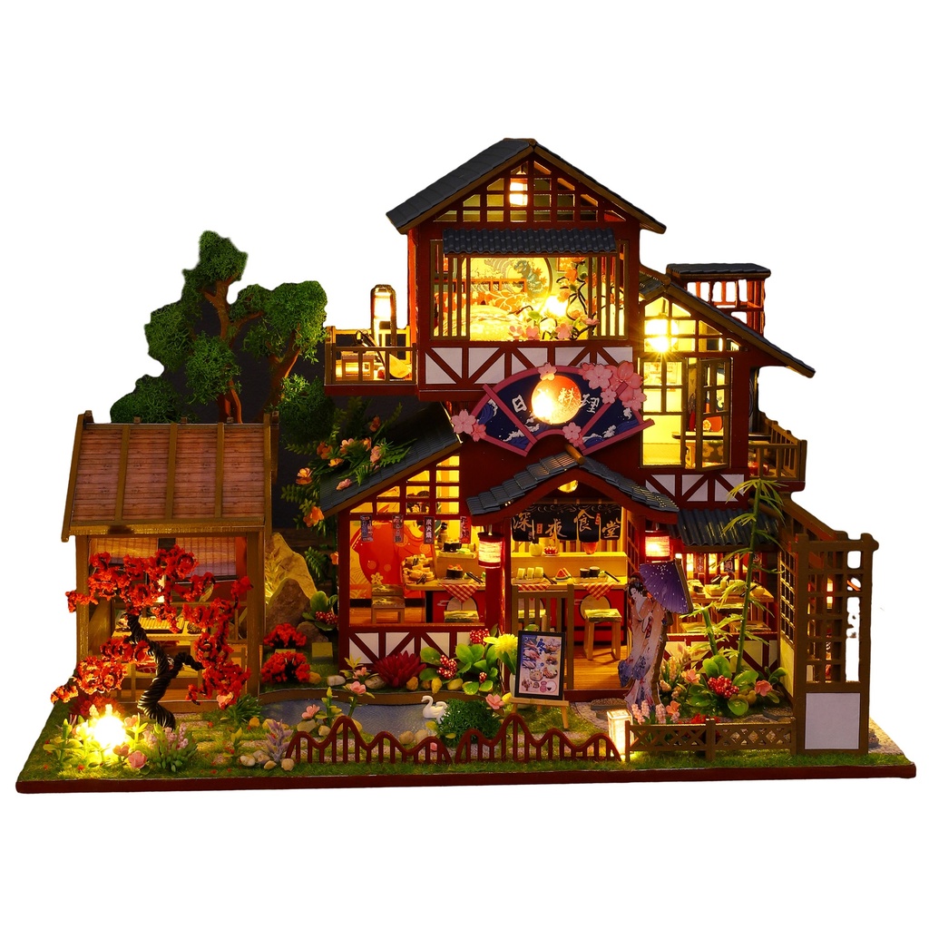 DIY miniature - Maison Traditionnel Japonaise (34 x 26 x 25 cm) 