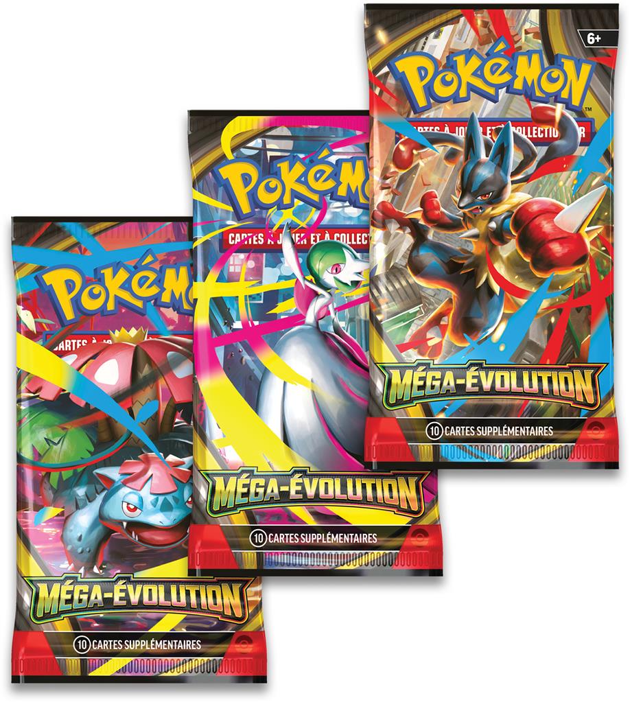 Pokémon ME01 - Méga-Évolution : Tripack (pack 3 boosters)