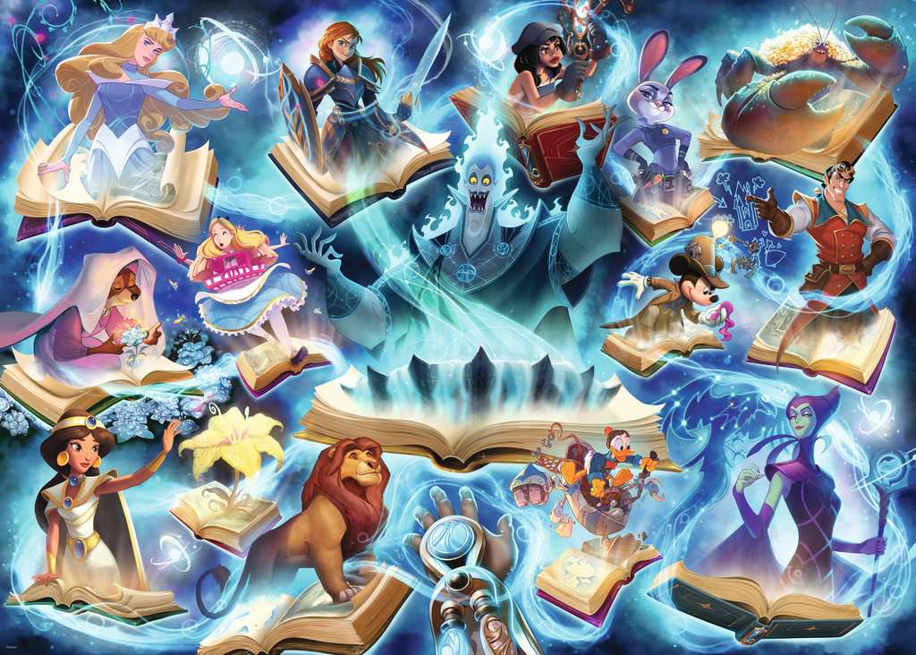 Puzzle 1000 Pièces Disney Lorcana - Saphir
