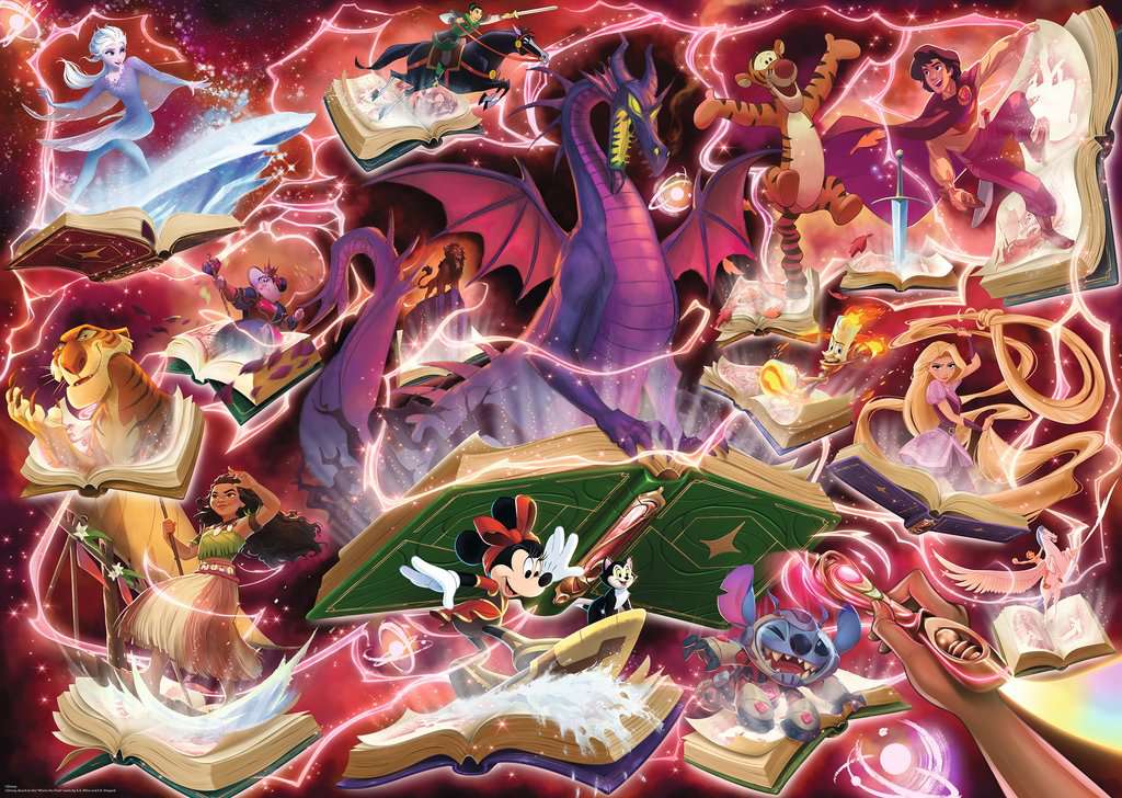 Puzzle 1000 Pièces Disney Lorcana - Rubis