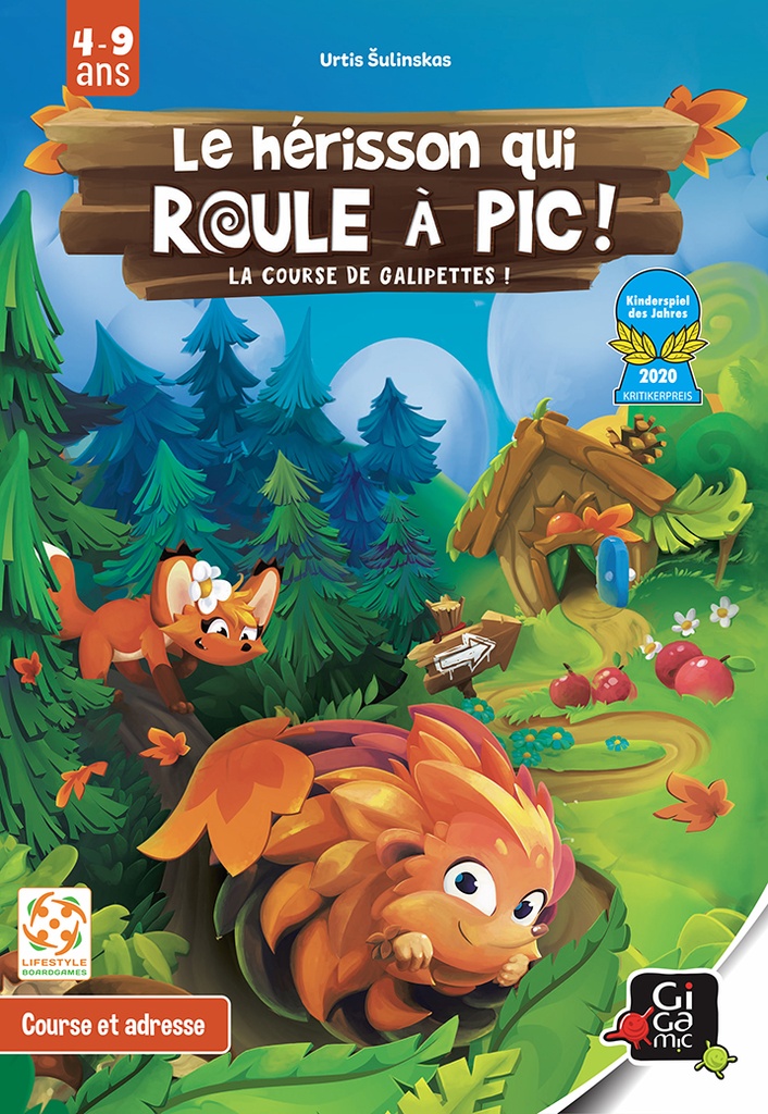 Le hérisson qui roule à pic