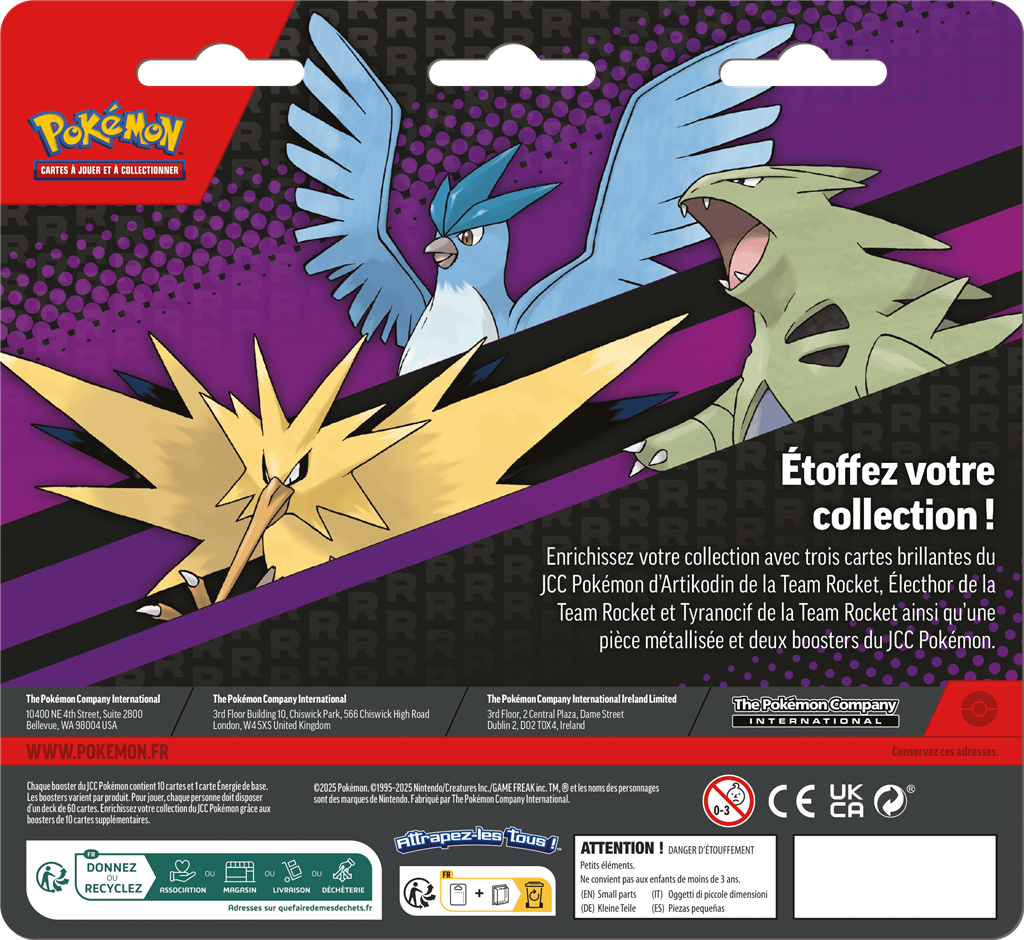 Pokémon : pack 2 boosters Q4 25 (Blister) 3 c.p.