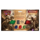 Couloir de Dés - Dragon Rouge - Cuir et Velours - 20 x 40 cm