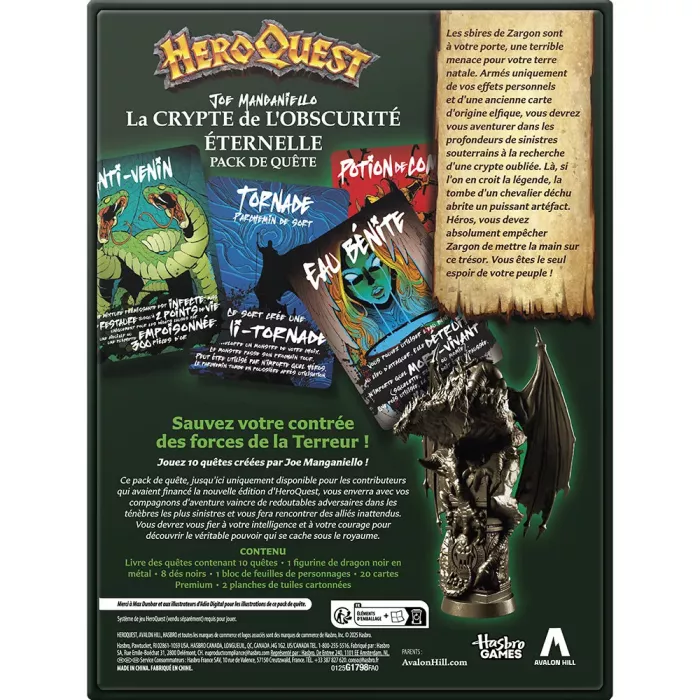  Heroquest - Ext. La Crypte De L'obscurité Éternelle 
