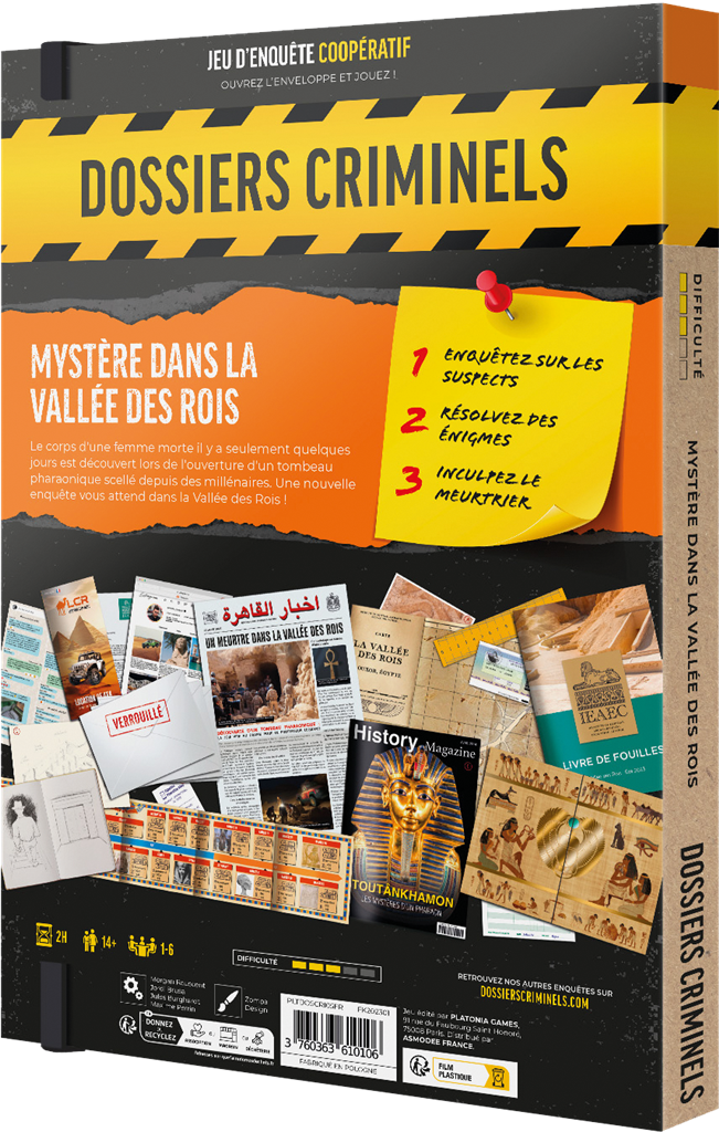 Dossiers Criminels Mystère Dans La Vallée Des Rois