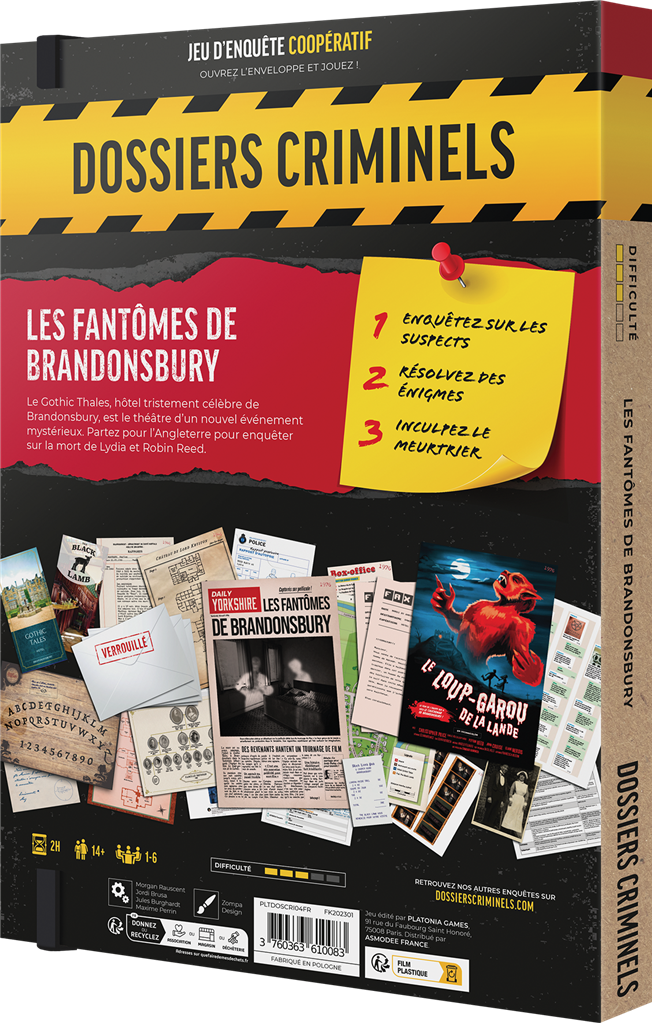 Dossiers Criminels - Les Fantômes de Brandonsbury