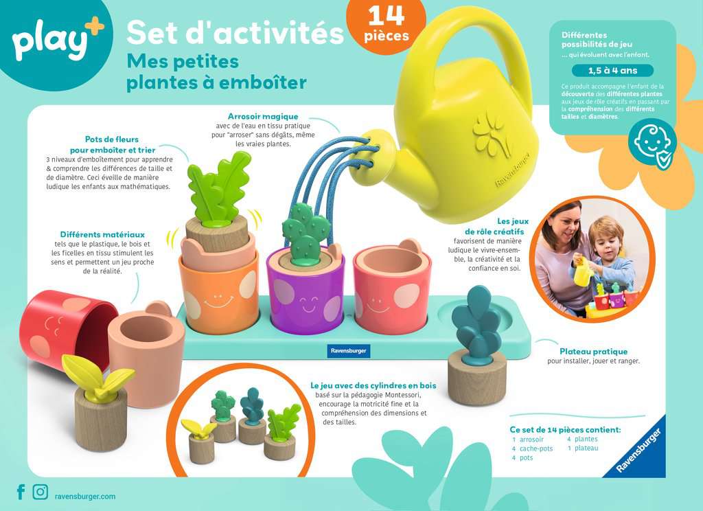 Set d'activités : Mes petites plantes à emballer