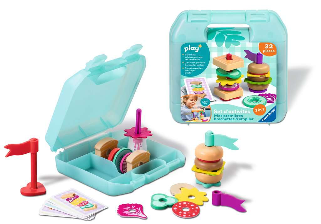 Set d'activités : Mes premières brochettes à empiler