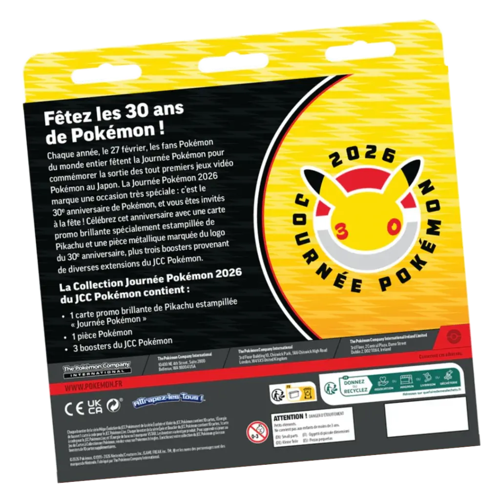 Coffret Pokémon Day 2026 - Édition 30ème anniversaire