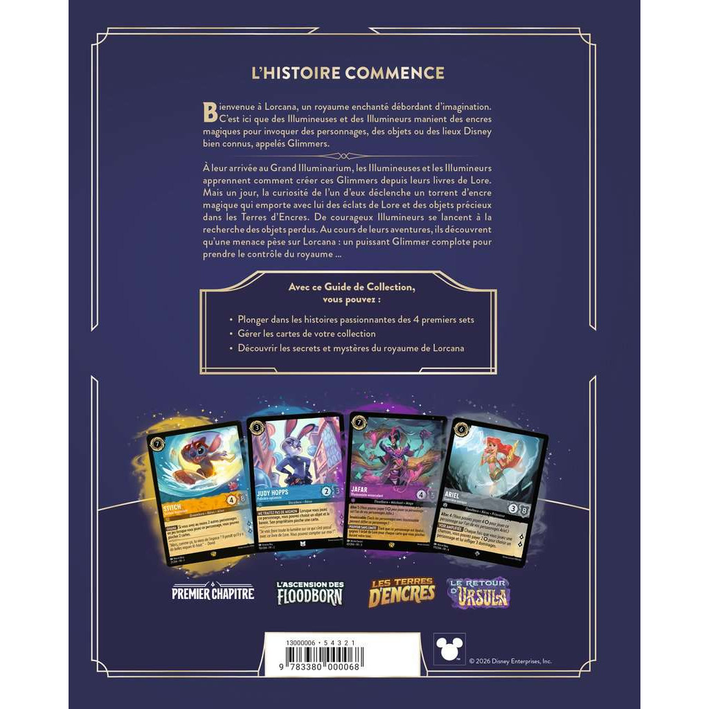 Disney Lorcana - Guide Collection Sets 1 à 4
