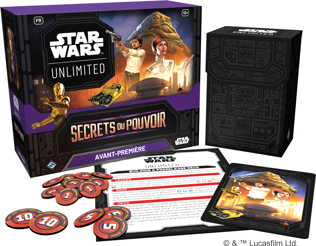 Star Wars Unlimited : Secrets du Pouvoir Boîte AP (FR)
