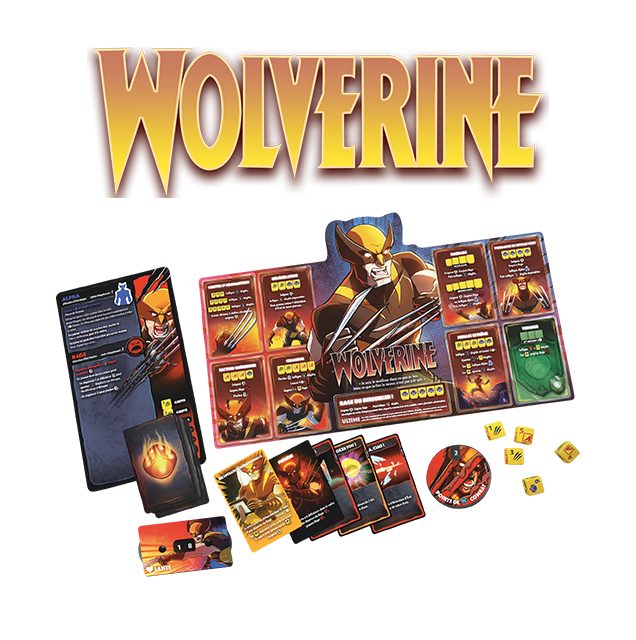 Dice Throne Marvel – Iceberg, Psylocke, Tornade, Wolverine