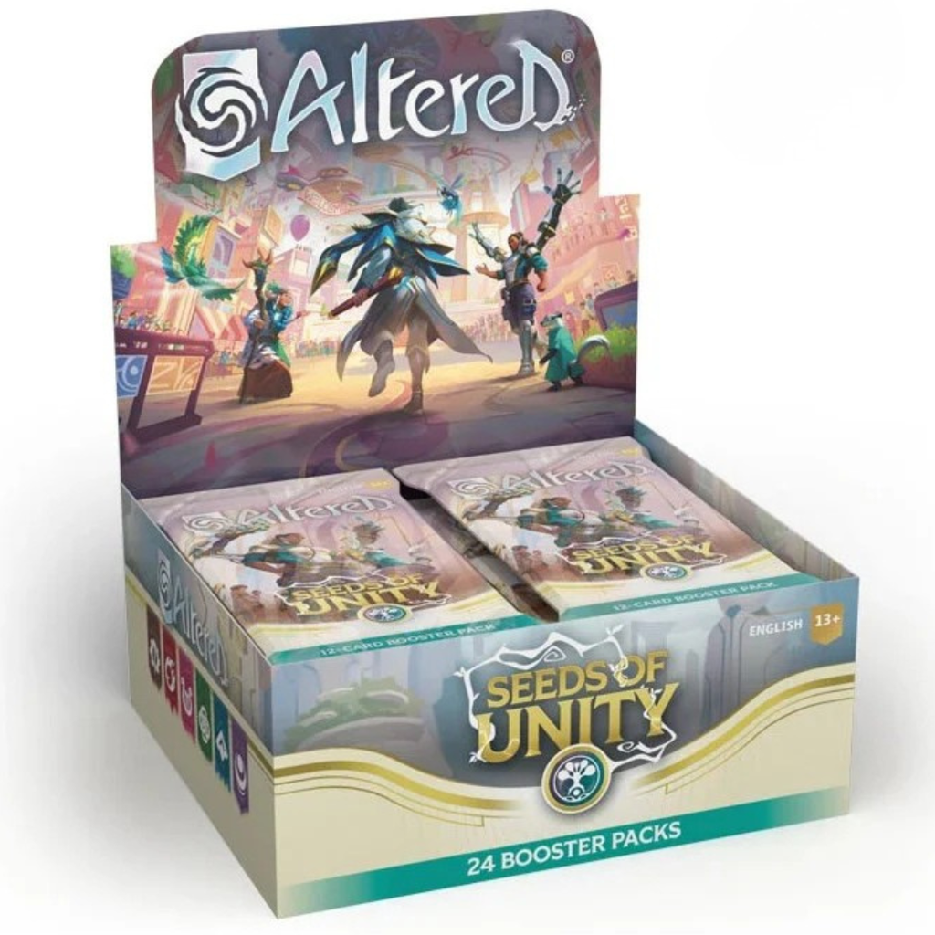 Altered - Seeds of Unity - Display (24 boosters) FR + 1 Booster Collector EN + 3 Boosters Beyond the Gates EN