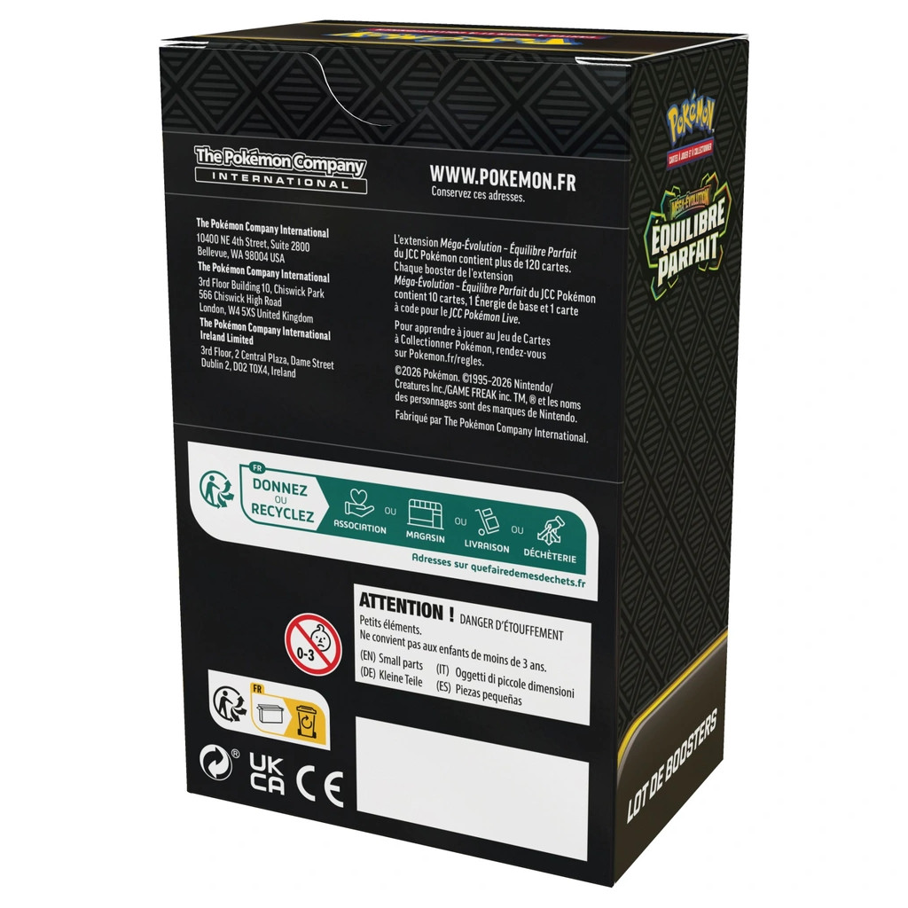 Pokémon ME03 - Équilibre Parfait: : Bundle 6 boosters