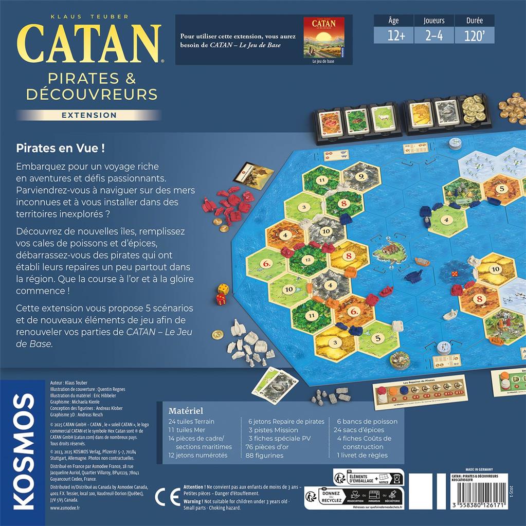 Catan : Pirates et découvreurs (Ext) Refresh