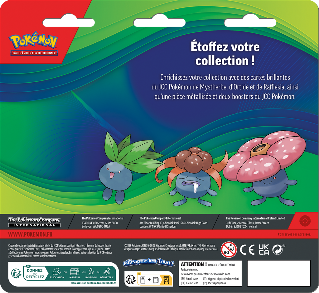Pokémon : pack 2 boosters Mars 2026
