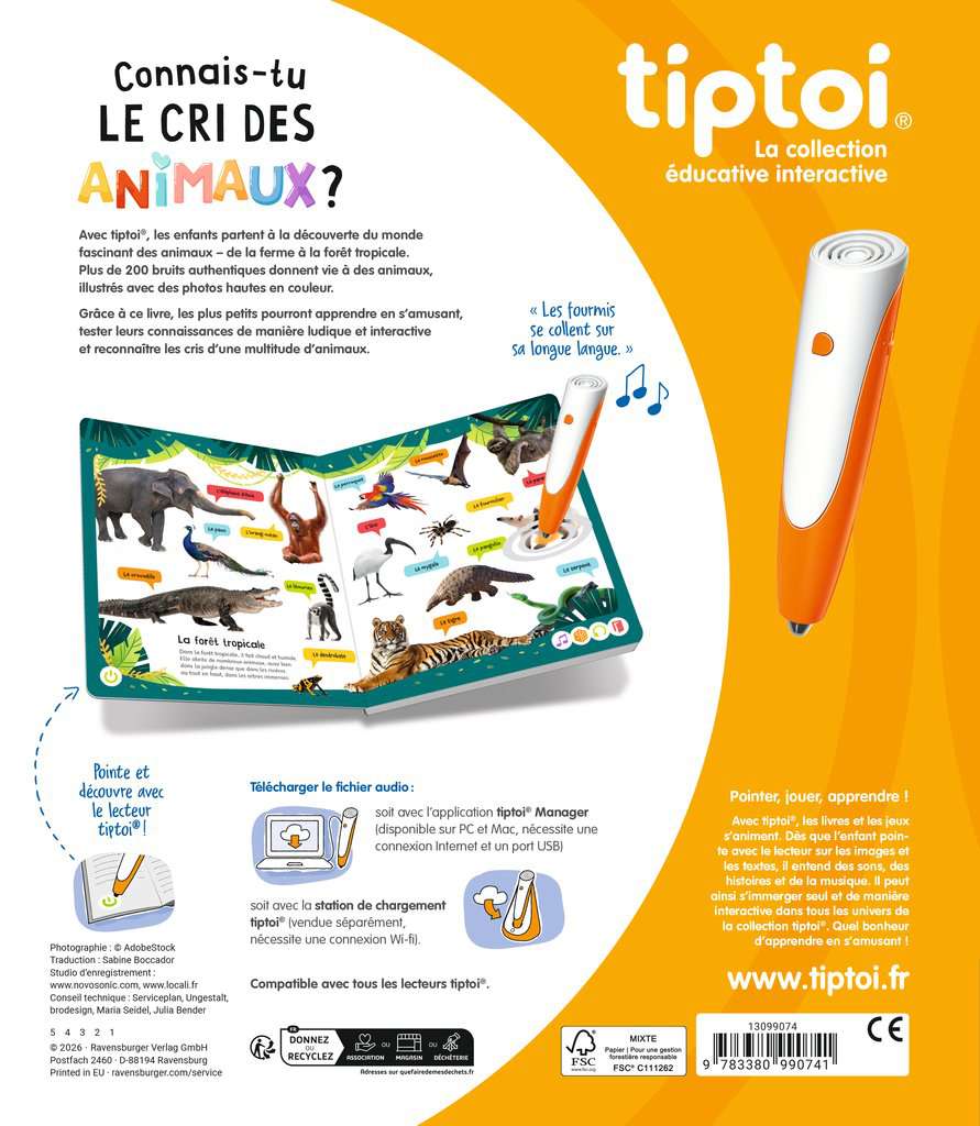 TipToi - Connais-tu le cri des animaux
