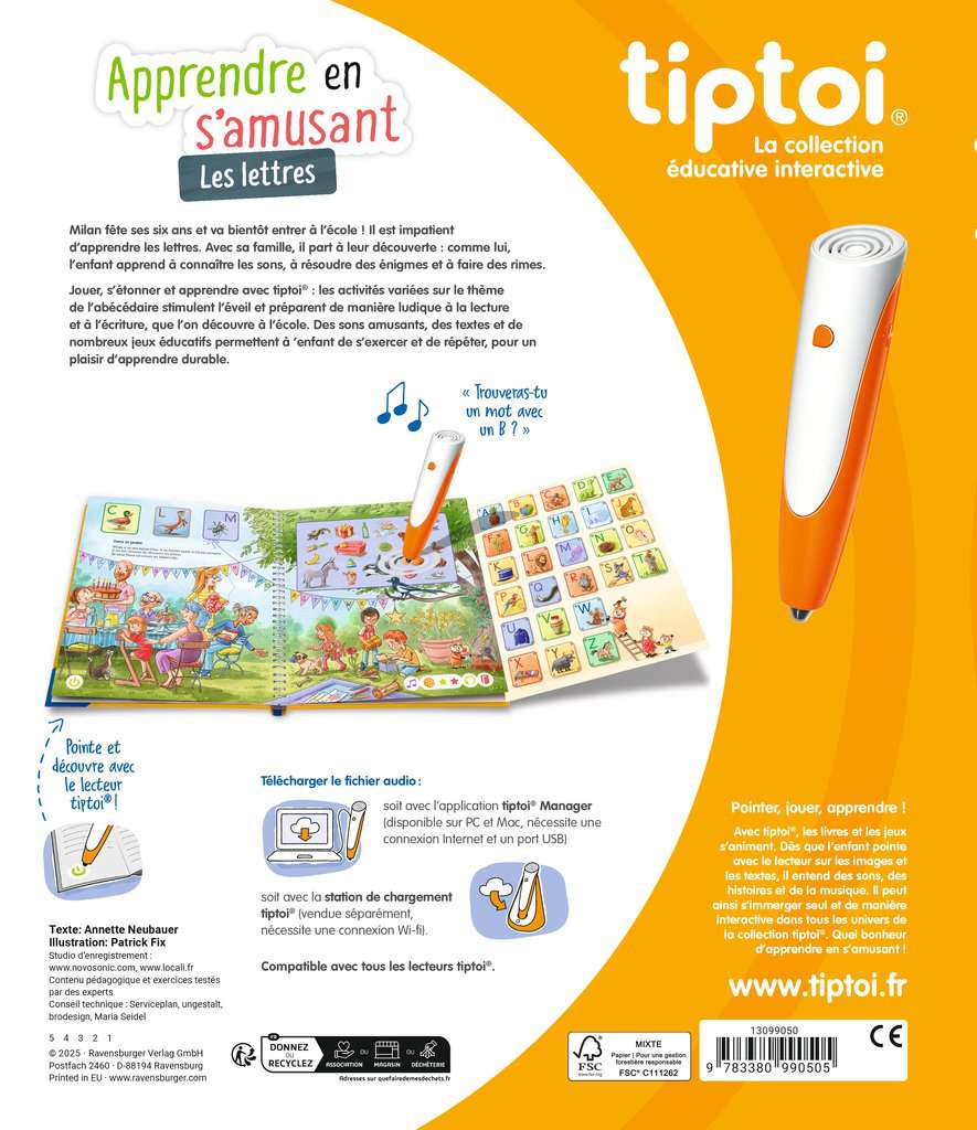TipToi - Apprendre en s'amusant : Les lettres