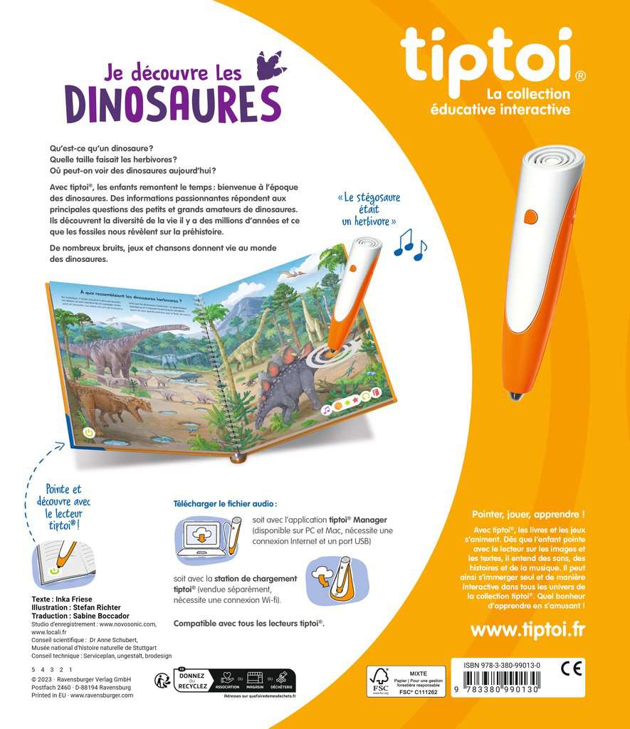 TipToi - Je découvre les Dinosaures