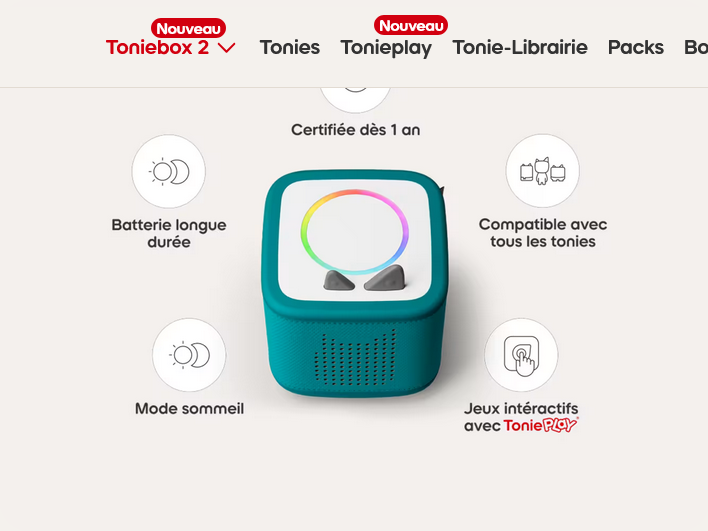 Mon Premier Coffret Toniebox 2 - Vert Océan