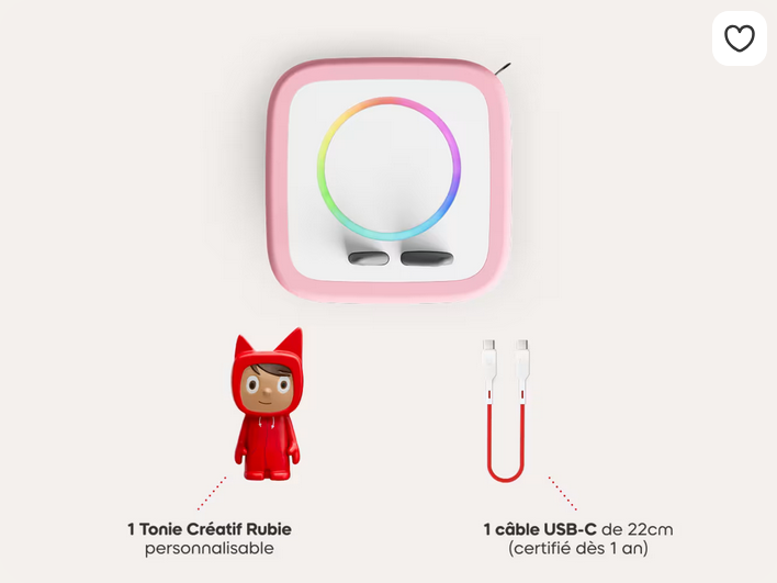 Mon Premier Coffret Toniebox 2 - Rose Fleur