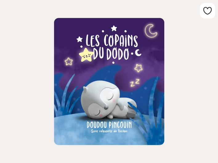 Tonie - Les copains du dodo - Doudou Pingouin