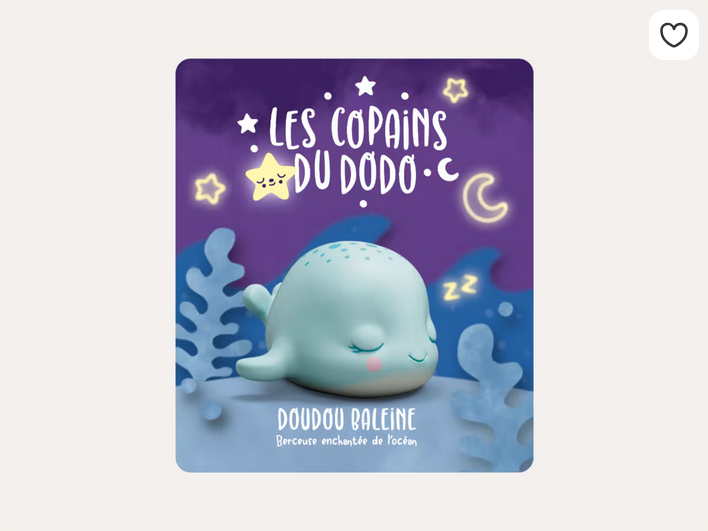 Tonie - Les copains du dodo - Doudou Baleine