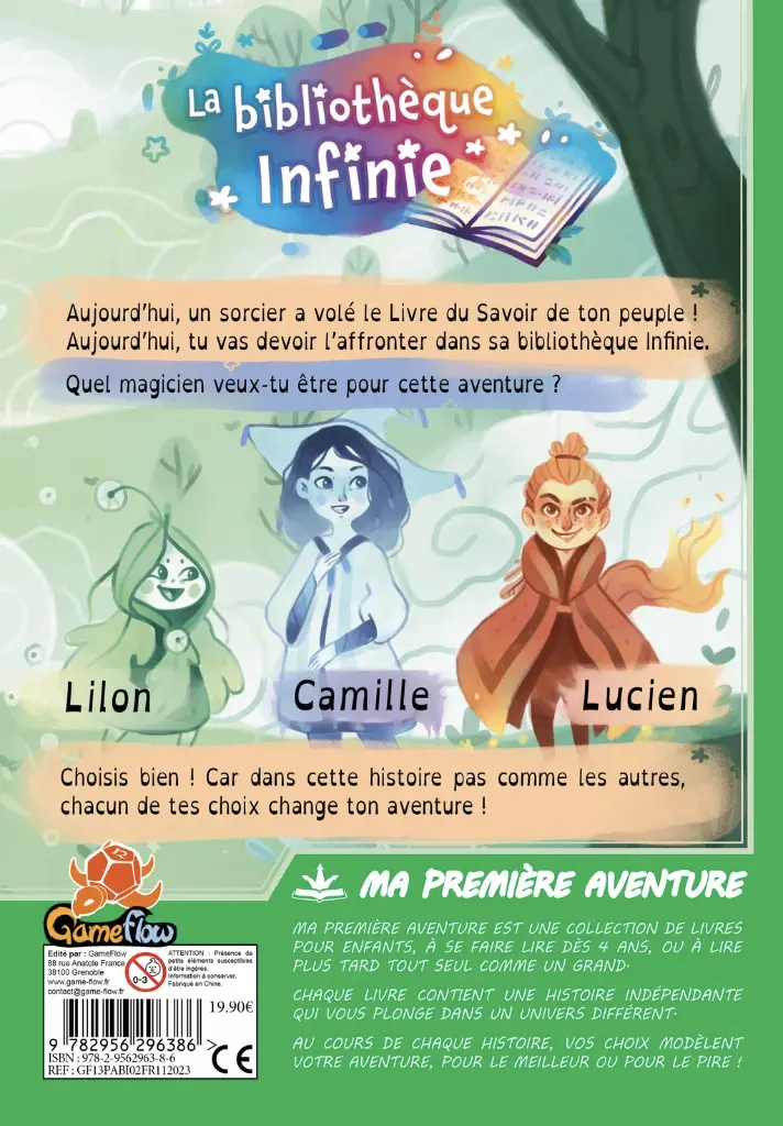 Ma première aventure : La Bibliothèque infinie