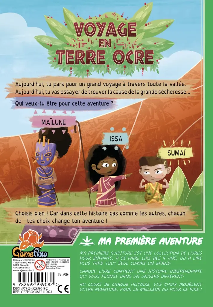 Ma première aventure : Voyage en terre ocre Version Longue