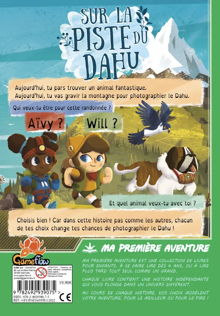 Ma première aventure: sur la piste du Dahu Version Longue