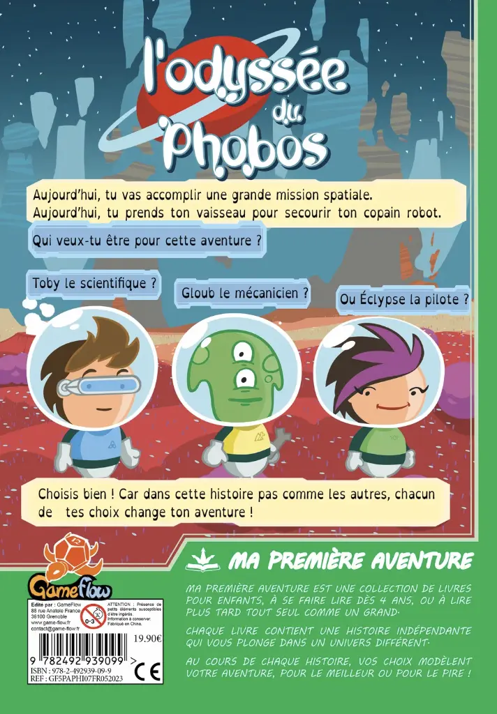 Ma première aventure : Phobos Version Longue