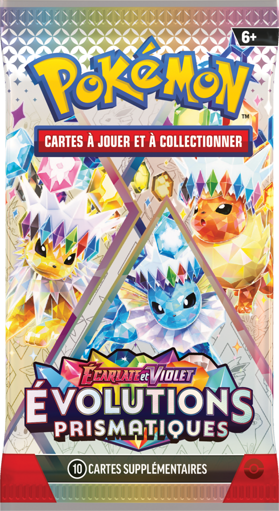 Pokémon EV8.5 - Évolutions Prismatiques - Bundle 6 boosters 