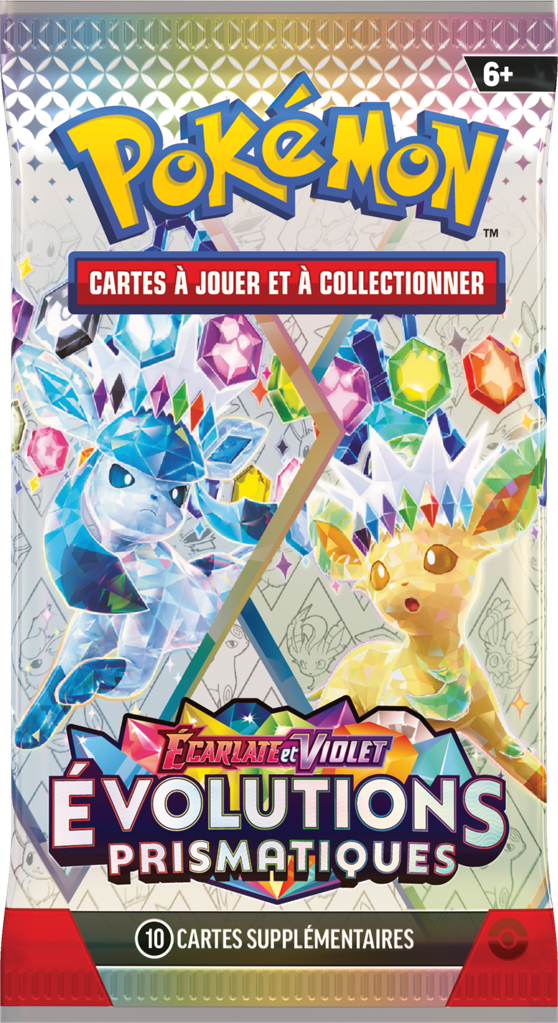 Pokémon EV8.5 - Évolutions Prismatiques - Bundle 6 boosters 