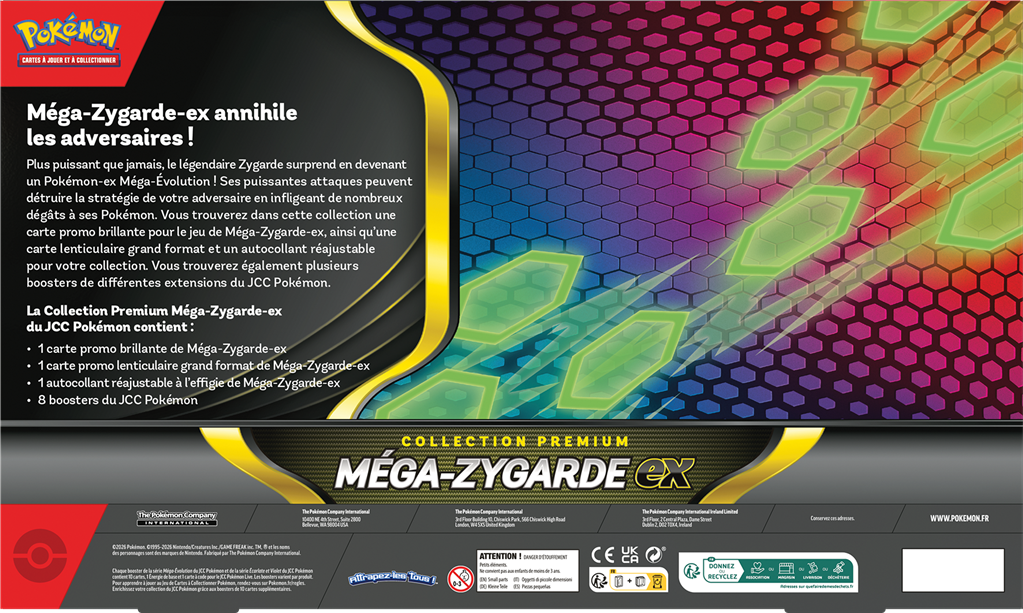 Pokémon : Coffret Méga-Zygarde-Ex (8 boosters)