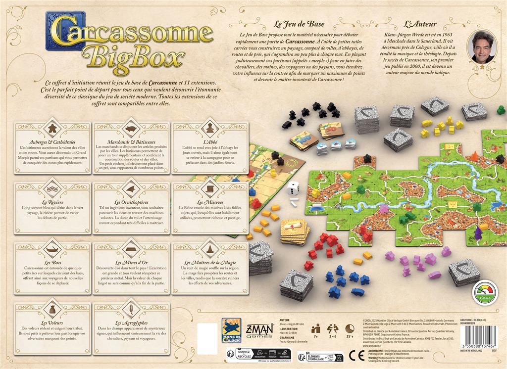 Carcassonne Big Box 2025 FR