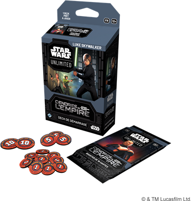 Star Wars Unlimited : Cendres de l'Empire - Deck de démarrage : Luke Skywalker FR