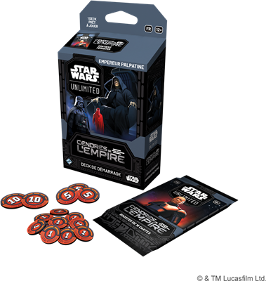 Star Wars Unlimited : Cendres de l'Empire - Deck de démarrage : Empereur Palpatine FR 